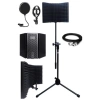 Mikrofon Standı ile Yalıtım Paneli ve Pop Filtre Seti