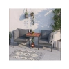 Mini Bahçe ve Balkon Mobilyası, Gri Renk Seçeneği ile