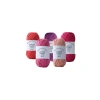 Mini Cotton Serisi %100 Pamuk Örgü İpi, Pembe Tonları, 10 Renk