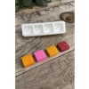 Mini Dörtlü Silikon Mum Kalıbı Seti