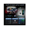 Mini Ergonomik 2in1 Kablosuz CarPlay ve Android Auto Adaptörü