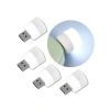 Mini LED USB Gece Işıkları, Sıcak Beyaz, 4 Adet