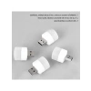 Mini LED USB Gece Işıkları, Sıcak Beyaz, 4 Adet