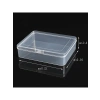 Mini Şeffaf Eşya Saklama Kutusu, Klipsli Kapaklı, 12,5 cm