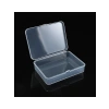 Mini Şeffaf Eşya Saklama Kutusu, Klipsli Kapaklı, 12,5 cm