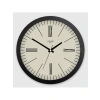 Modern Kadranlı Duvar Saati | Roma Rakamlı, 35 cm, Siyah