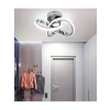 Modern Krom Kar Çiçeği LED Tavan Armatürü, Salon İçin