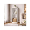 Modern Minimalist 2 Raflı Dekoratif Kitaplık, Dikey Tasarım