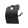 Modern Siyah Metal Tuvalet Kağıtlığı - 12,3 x 13 cm