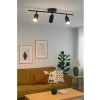 Modern Tasarım Spot Avize, Siyah Renk ve 60 cm Uzunlukta
