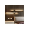 Modern Tasarımlı Siyah Renk LED Duvar Aplik (2li Set)