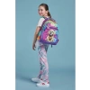 Mor Pembe Köpek Desenli Kız Çocuk Sırt Çantası