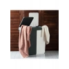 Motek Duo Laundry Antrasit / Beyaz Çamaşır Sepeti - 80 lt