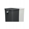 Motek Duo Laundry Antrasit / Beyaz Çamaşır Sepeti - 80 lt