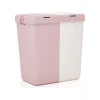 Motek Duo Laundry Çamaşır Sepeti - Pembe / Beyaz - 80 lt