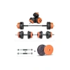 Multifonksiyonel Halter ve Dambıl Seti - Turuncu ve Siyah Renk