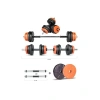 Multifonksiyonel Halter ve Dambıl Seti - Turuncu ve Siyah Renk