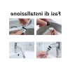 Musluk Uzatma Hortumu, 360° Dönebilir Filtre ile
