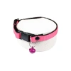 Neon Pembe Renkli Ayarlanabilir Zilli Kedi Tasması