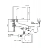 Newarc Aqua Fotoselli Lavabo Bataryası 517523