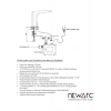 Newarc Aqua Fotoselli Lavabo Bataryası 517523