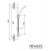 Newarc Aqua Siyah Sürgülü Üst Takım 430525R-05