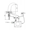 Newarc Elite Fotoselli Lavabo Bataryası Siyah 510523B