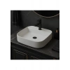 Newarc Loft Kare Beyaz Delikli Lavabo 50 Cm 515050BT
