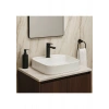 Newarc Loft Kare Beyaz Delikli Lavabo 50 Cm 515050BT