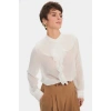 NG Style Flok Baskılı Bluz