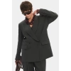 NG Style Kadın Oversize Kruvaze Kapama Blazer Ceket