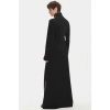 NG Style Kadın Vücuda Oturan Balıkçı Yaka Pencere/cut-Out Detaylı Maxi Elbise