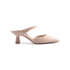Nine West LARLA 5FX Krem Kadın Topuklu Terlik