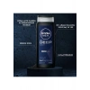 NIVEA MEN Deep Dimension Erkek Duş Jeli 500ml; 3ü1 Arada Vücut; Saç ve Yüz için Pratik Kullanım