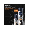 NIVEA Men Erkek Roll On Deodorant Black&White Invisible Güçlü Etki 50ml; Ter ve Ter Kokusuna Karşı 48 Saat Anti-perspirant ; İz Bırakmayan Formül