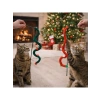 Noel Temalı İnteraktif Kedi Oyun Oltası, Zilli ve Tüylü