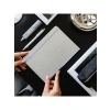 Noktalı Defter, A5 Boyut, 140 gr Kağıt, 80 Yaprak, Silver Glow