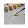 Numaralandırılmış Tuval Boyama Seti - 40x50 cm Fırça ve Boya Dahil