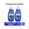 Omo Express Fresh Ultra Beyaz Sıvı Çamaşır Deterjanı 1480 ml X2