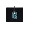 Optik USB Mouse ve Mousepad Seti - Siyah