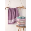 Organik Pamuklu Havlu Seti, 6 Adet 50x90 cm Boyutunda