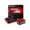 Orijinal Einhell Başlangıç Kiti 4-6 Ah akü ve Boostcharger Power X-Change (Li-Ion, 18 V, 60 dakika şarj süresi, tüm Power X-Change aletleri için uygundur) - 4512143