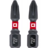 Orijinal Einhell Çift Torsiyonlu Darbeli Bit Seti, 2 Parça, 30 mm, PH2 (S2 Çelik, Yüksek Dayanıklılık, Çift Torsiyon Etkisi, Kırmızı Renk Halkası, C 6.3 Sap) - 49132020