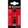 Orijinal Einhell Çift Torsiyonlu Darbeli Bit Seti, 2 Parça, 60 mm, T25 (S2 Çelik, Yüksek Dayanıklılık, Çift Torsiyon Etkisi, Kırmızı Renk Halkası, E 6.3 Sap) - 49132180