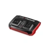 Orijinal Einhell şarj cihazı Power X-change çift şarj cihazı 4 Ah Power X-Change (18 V, 2 x 18 V akülerin eş zamanlı şarj edilmesi, sürekli akü izleme, şarj yönetim sistemi, Yenileme modu)