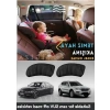 Oto Arka Yan Cam Güneşlik Perde Seti, 2 Adet ile Araç Koruma