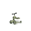 Oturaklı Çocuk Scooter - Olive Renkli