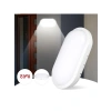 Oval Beyaz LED Tavan ve Duvar Lambası, 15W Güç ve Su Geçirmez Özellik
