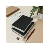 Özel Tasarım Siyah A5 Noktalı Defter, Dikişli Sırt ve Planlayıcı