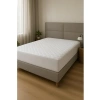 Pamuklu Kapitone Fitted Yatak Alezi, Beyaz 120 x 200 cm